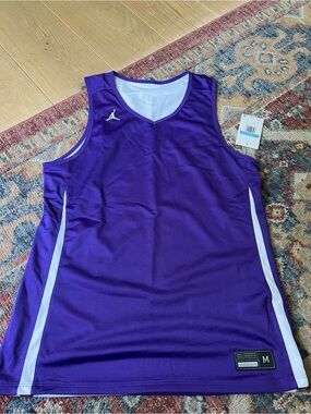 Nike Jordan revesible Purple/White Basketball Jersey